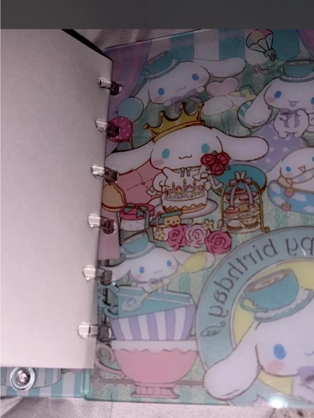 New Sanrio Cinnamoroll Pastel Pink & Blue Decorative shaker notebook